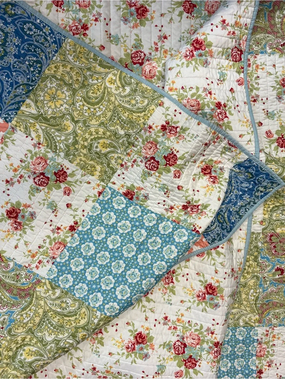 Floral Patchwork KING QUILT